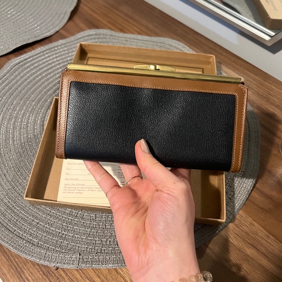 Ghurka Black and Brown Leather Women's Bag - Picture 8 of 12